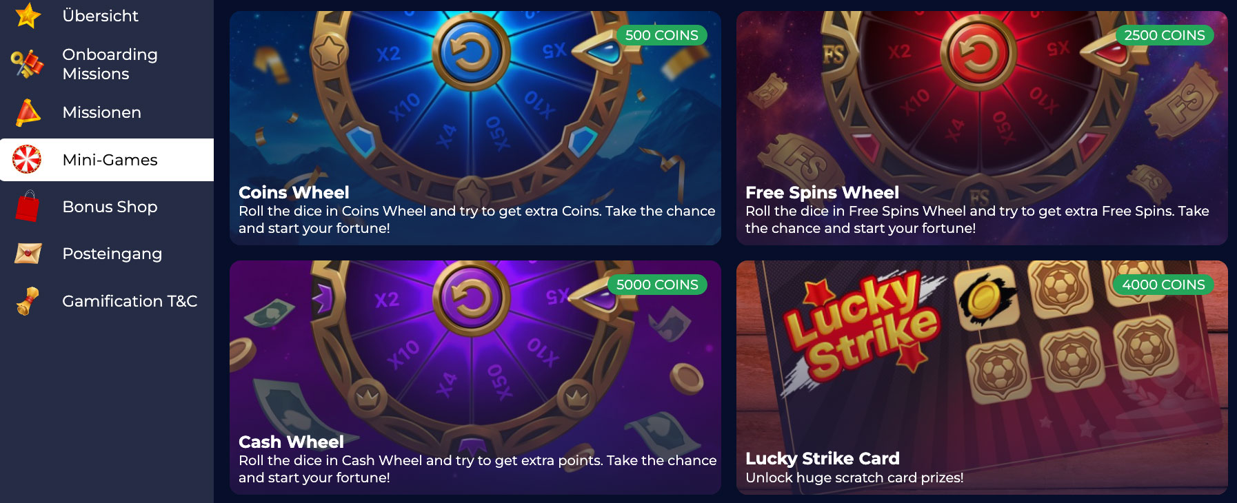 Nine Casino Tägliches Rad