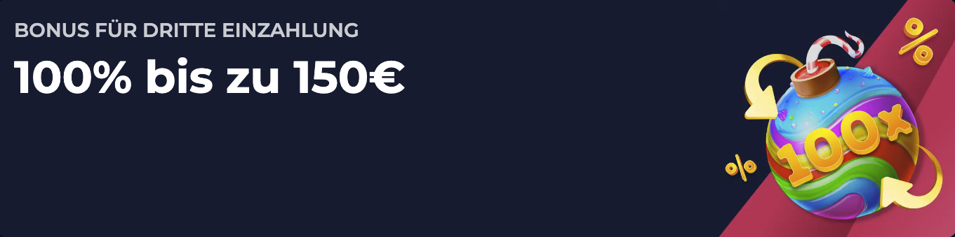 Nine Casino Derde Stortingsbonus