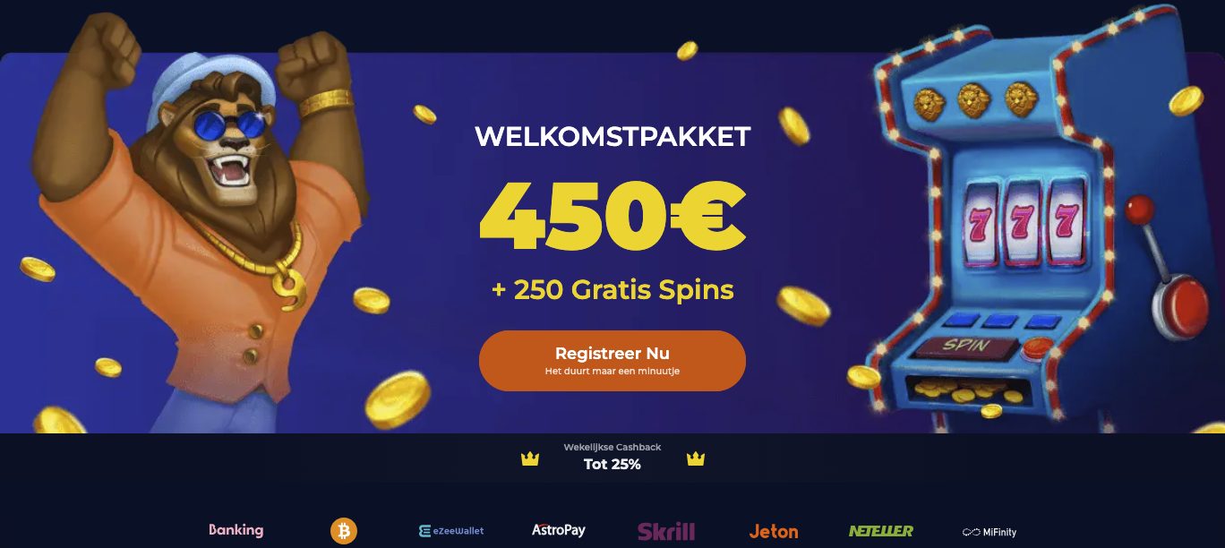 Welkomstpakket NIne Casino